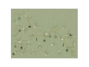 Tischset Bio Dunicel 30 X 40Cm Noel Pistazie Grün,5 Pk X 100 Pcs/Crt