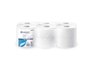 Toiletpapir Jumbo Mini Strong 150 B8.5Cmxl150m 2-Lags Med Hylse Hvid Nyfiber,12 Rl/Krt