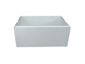 Termokasse 1/1Gn L60xb40xh25cm Eps Uden Låg Hvid,Stk