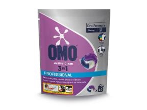 Wäschekapseln Omo Pro Formula Active Clean 3In1 80Pcs W Parfüm T Farbig/Weiß,4 Pk X 80 Pcs X 80 Pcs/Ckrt