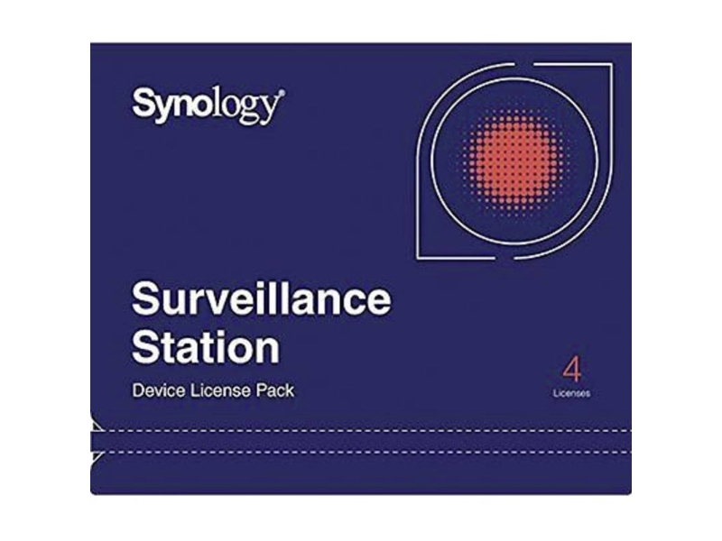 Synology Surveillance Device License Pack - Licens - 4 kameror