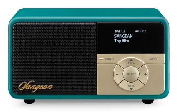 Tischradio Sangean Ddr-7X Dab+, Fm Tastenfeld, Wiederaufladbar Grün