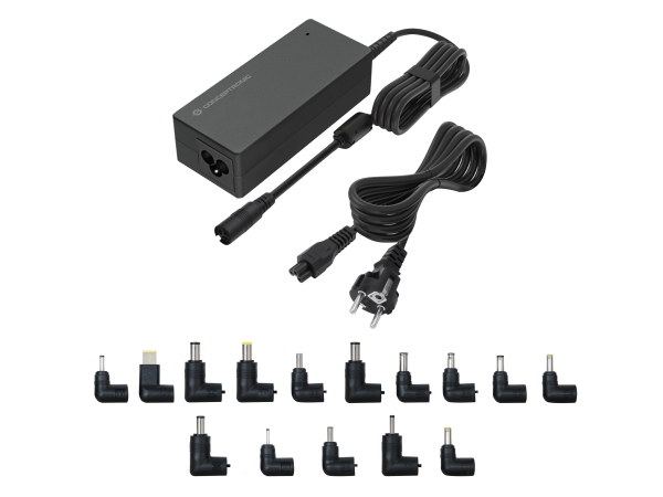 Conceptronic Ozul08b15 90W Universelles Laptop-Ladegerät, Inkl. 15 Ladeadapter, Laptop, Drinnen, 100 - 240 V, 50 - 60 Hz, 90 W, 15 - 20 V