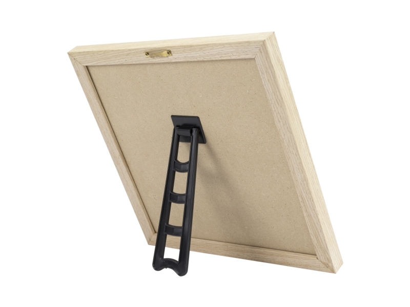 Securit® anslagstavla i teakram 30x30 | Bordssättning - Bar & vin - Menykort | GameStuff