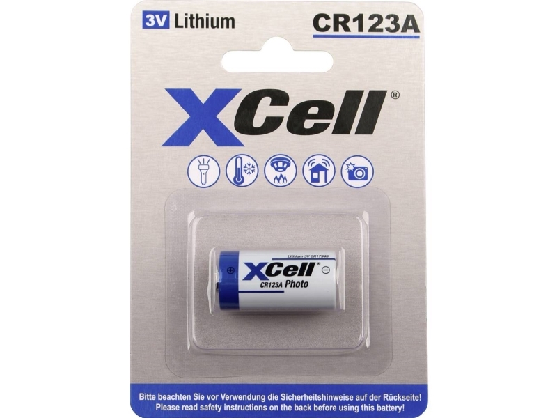 Xcell Spezialbatterien Cr-123A Lithium 3 V 1200 1 Stück