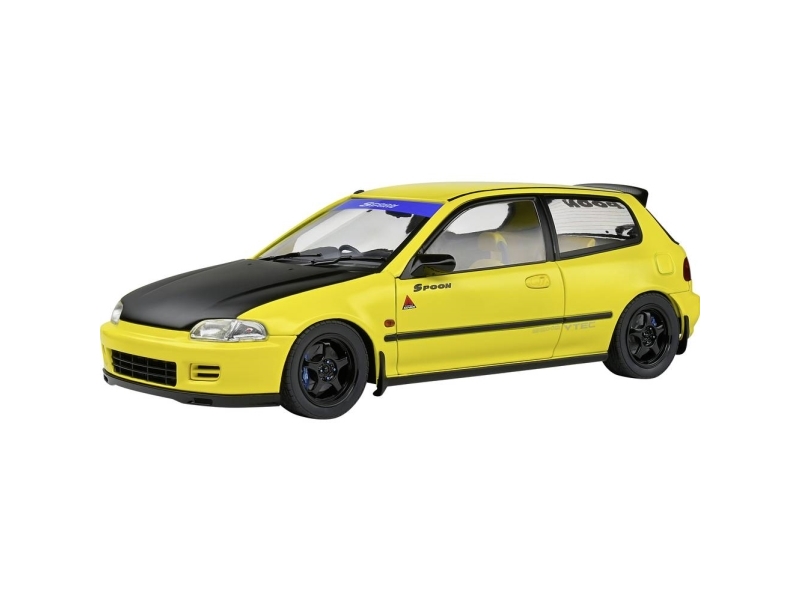 Solido Honda Civic (Eg6) 1991 Gelb Modellauto Im Maßstab 1:18