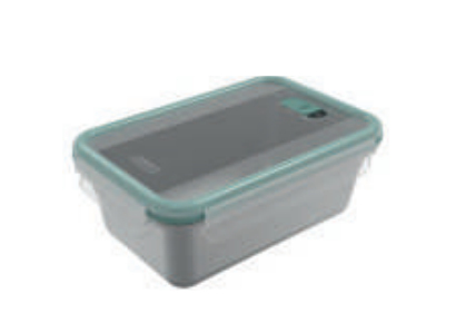 Rotho Nala, Container, Rectangular, 1.5 L, Grey, Plastic, 225 Mm