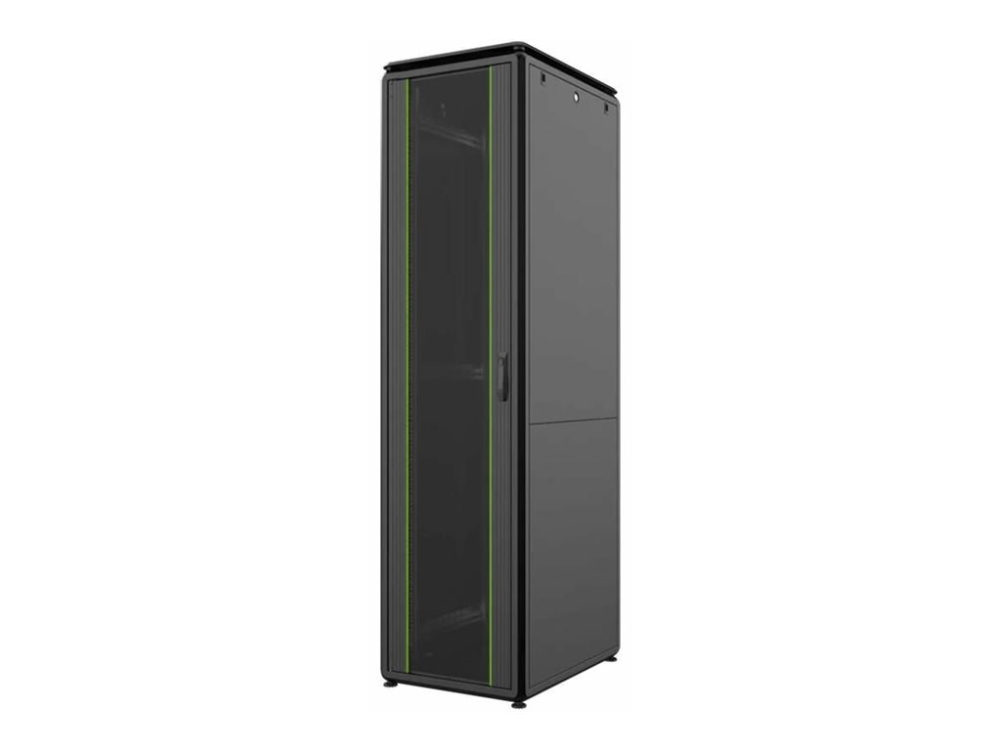 Lanview By Logon Data Line - Rack Kabinet - 600 X 800 Mm, Datalinje - Fritstående - Sort - 46U - 19"