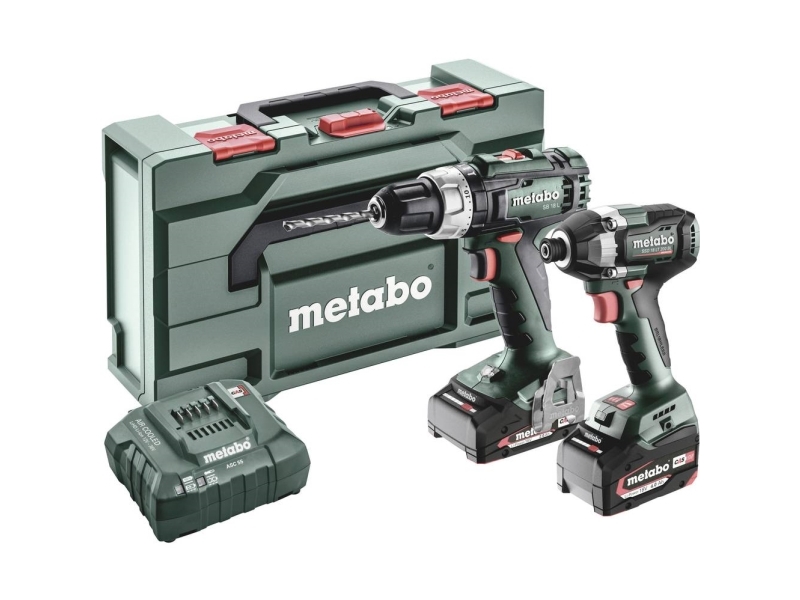 Metabo Bslbl+Ssd200ltbl -Akku-Schlagbohrmaschine, Akku-Schlagbohrmaschine Inkl. Akku, Inkl. Ladegerät