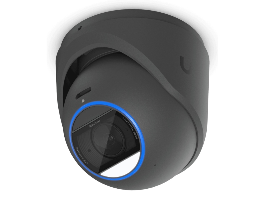 Ubiquiti G6 Pro Turret, IP-sikkerhedskamera, Indendørs & udendørs, Ledningsført, ARM Cortex-A53, Loft/væg, Sort
