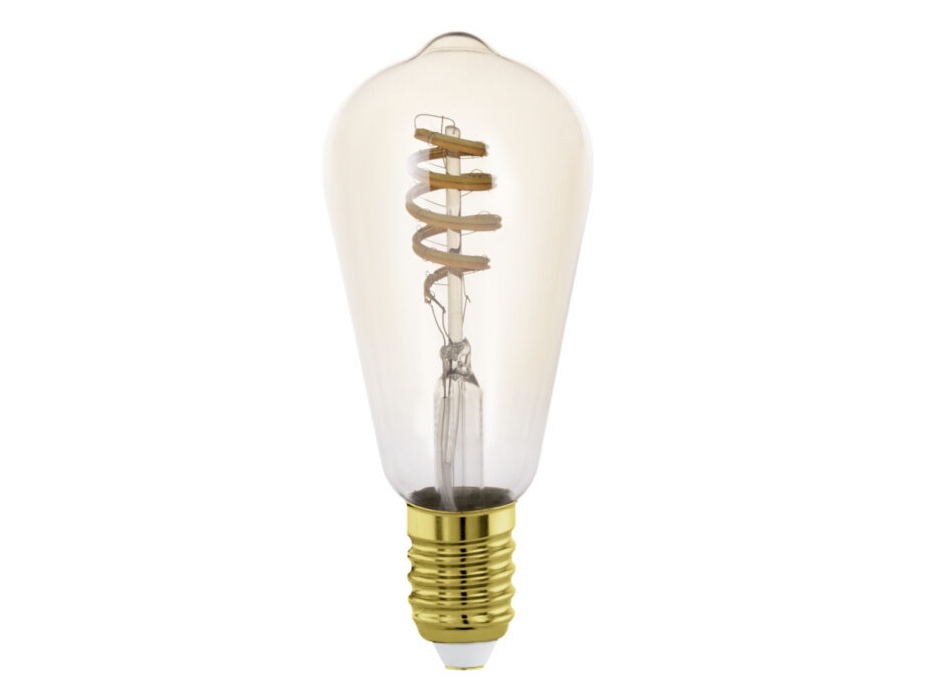 Eglo 110389, Smart Bulb, Amber, Glass, E27, St64, Pear Bulb