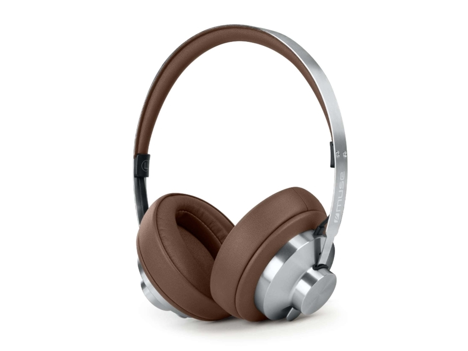 Muse M-298 Sbr, Verkabelt & Kabellos, Anrufe/Musik, 20 - 20000 Hz, 240 G, Kopfhörer, Braun, Silber