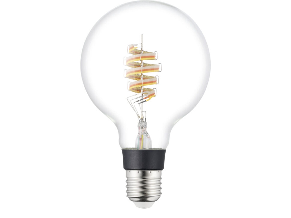 Eglo 110407, Smart Bulb, Transparent, Glass, E27, G95, Globe