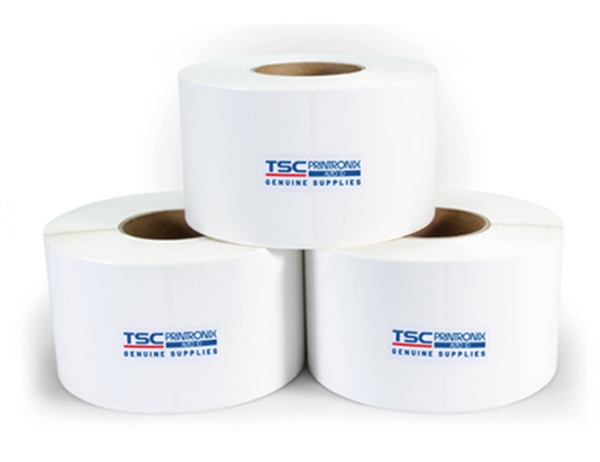 Tsc 38-T079045-11Lf, Hvid, Ikke-Klæbende Printeretiket, Kvittering, 46 G/M², 53 Μm, Tsc Alpha-3R