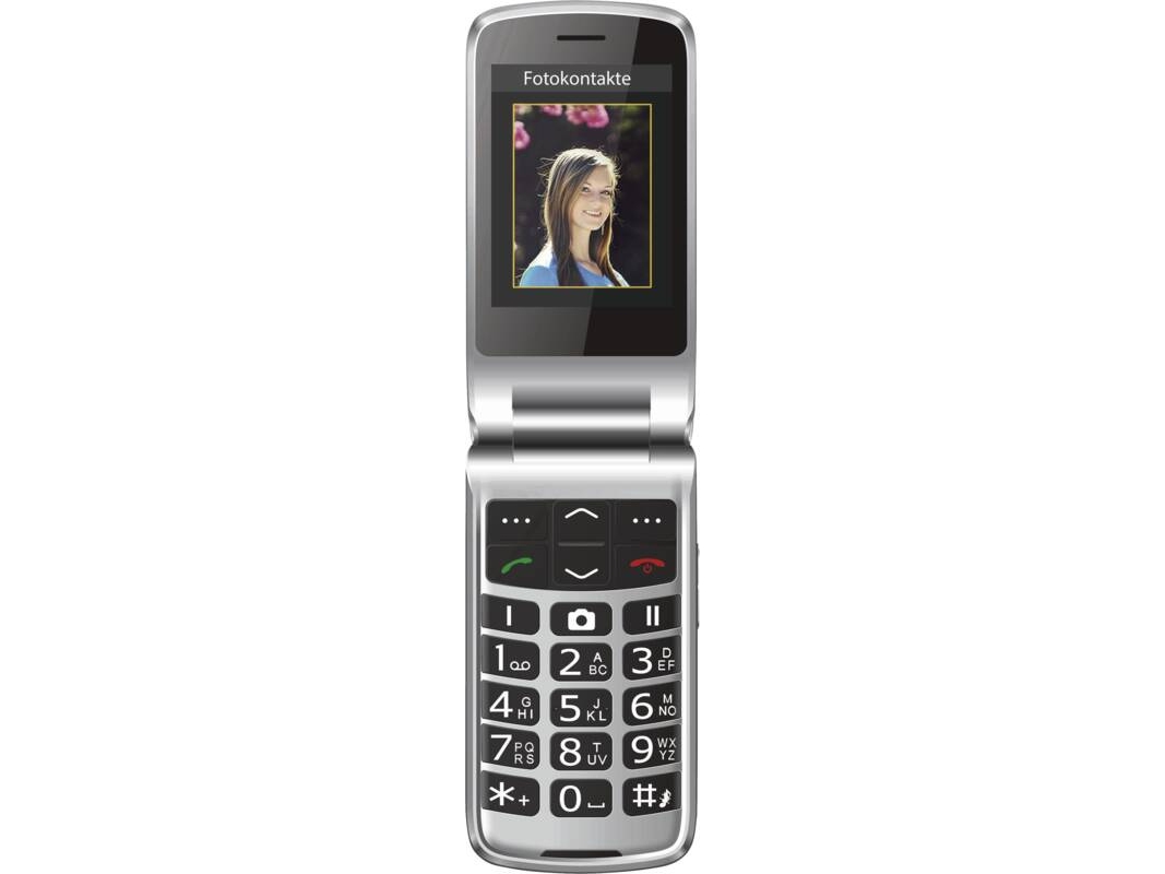 Beafon Sl645, Flip, Single Sim, 7.11 Cm (2.8"), 3 Mp, 1000 Mah, Black, Silver