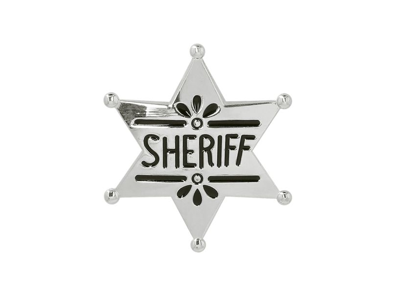 Metall-Sheriff-Stern