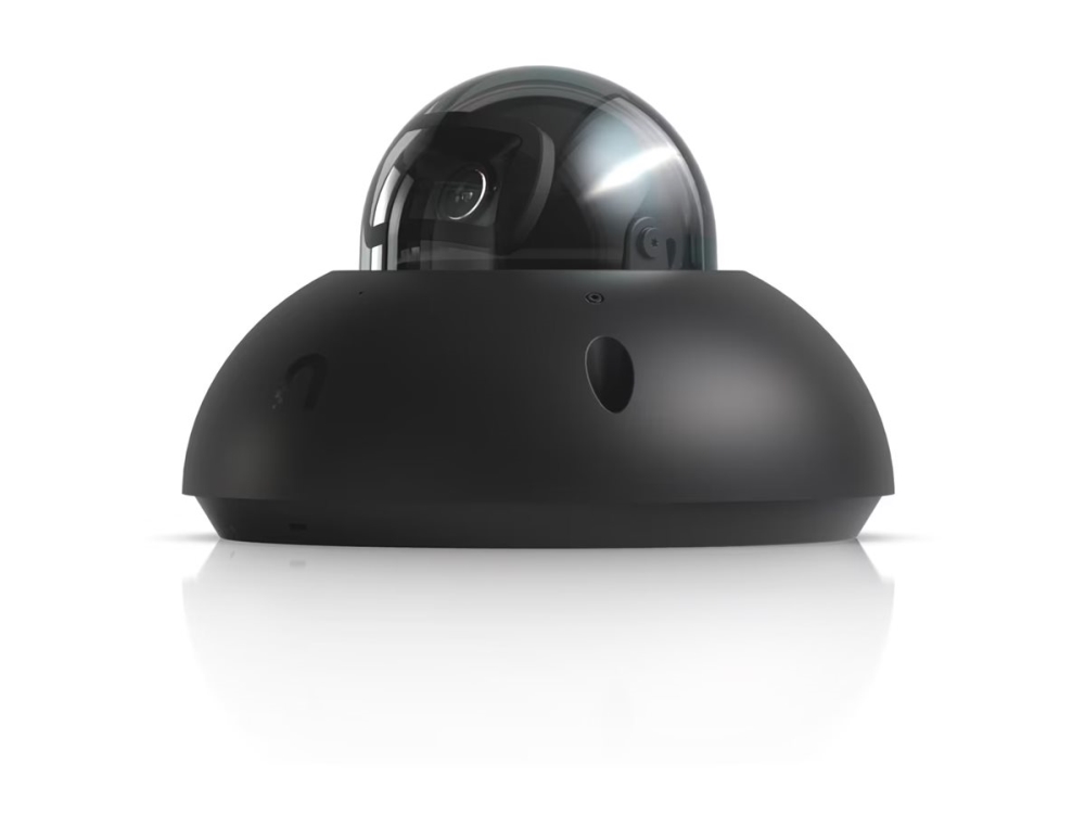 Ubiquiti UniFi Protect G6 Dome - Netværksovervågningskamera - kuppel - indendørs, udendørs - vandal-/vejr-/misbrugssikker - farve (Dag/nat) - 8 MP - 3840 x 2160 - 4K - fast brændvidde - audio - LAN 10/100 - DC 37 - 57 V / PoE