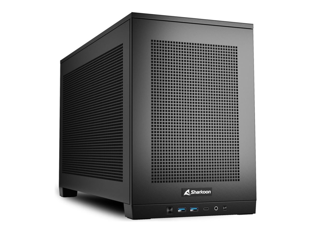 Sharkoon Rebel C20 Itx, Pc, Schwarz, Mini-Itx, Metall, Gaming, 17,5 Cm