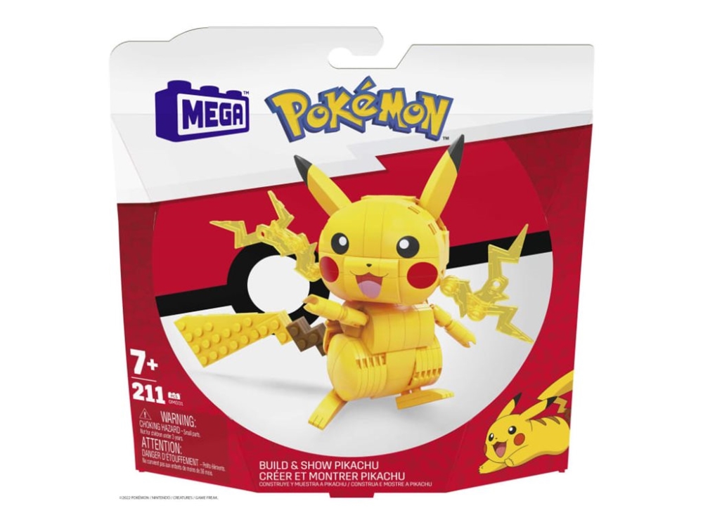 Mattel Mega Construx - Medium Pokemon - Pikachu (Gmd31)
