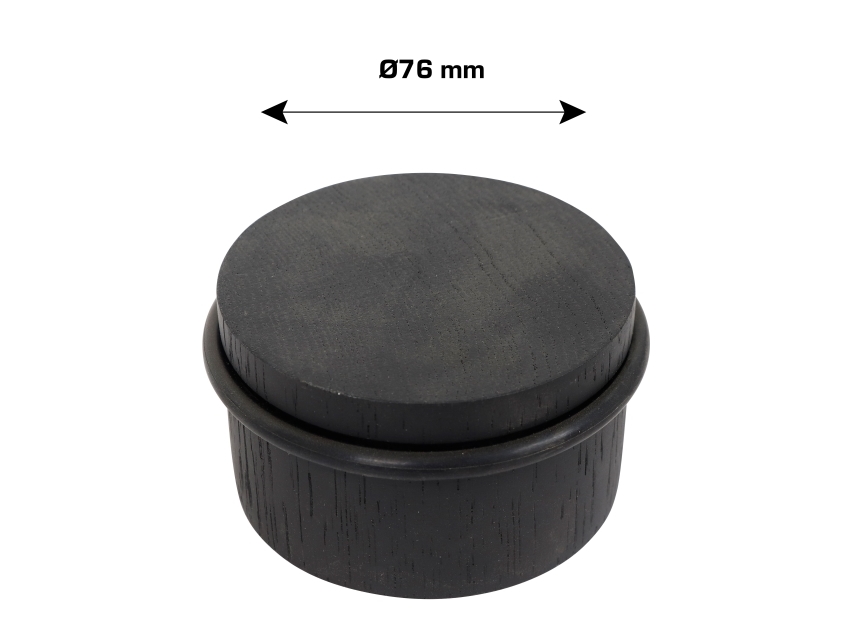 Home&gt it® rund dörrstopp Ø76×45 mm ek svart | Huset - Inredning - Grepp | GameStuff