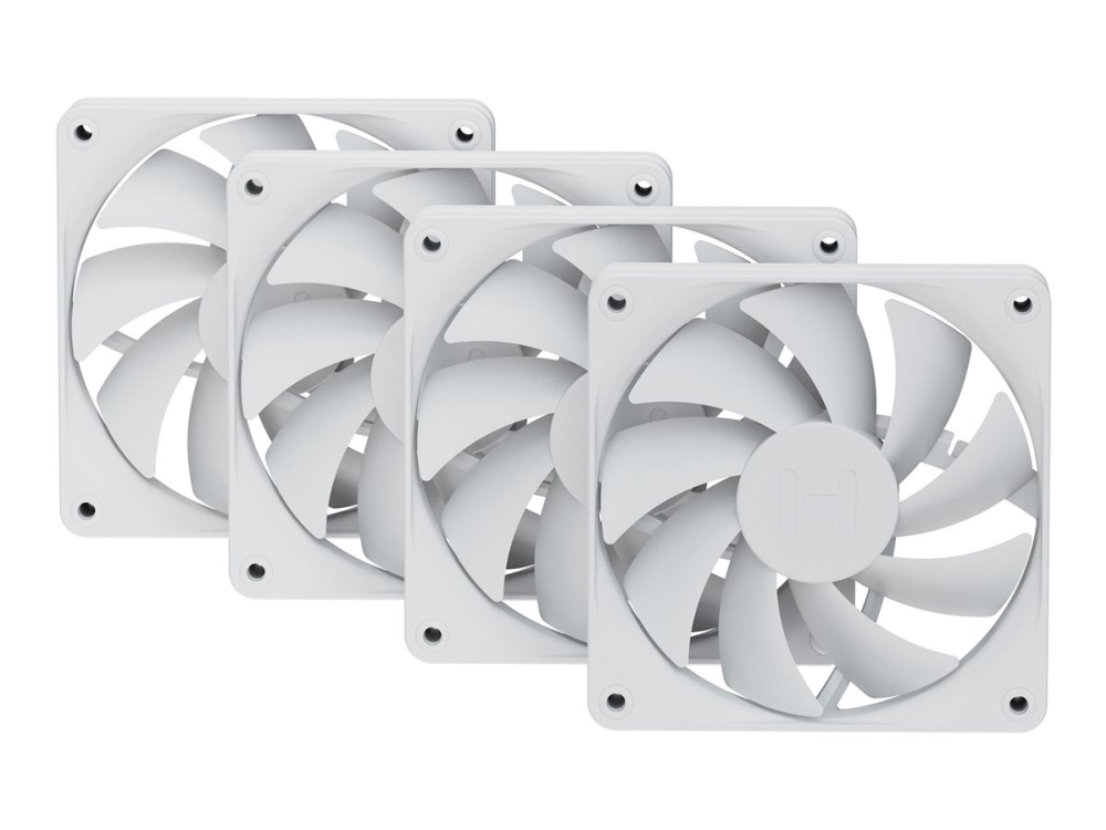 Wentylator Hyte Hyte Fa12 Wentylator 4Er Pack - 120Mm Snow White