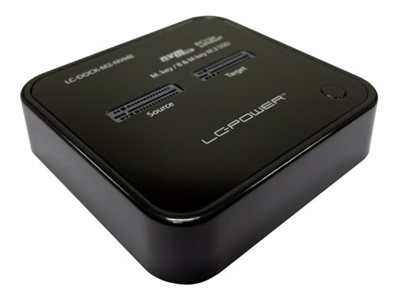 LC Power LC-DOCK-M2-NVME - HDD dockningsstation - M.2 - M.2 NVMe Card - USB-C 3.2 (Gen 2x1) - svart | Datorkomponenter - Hårddisk & Lagring - Kabinett & docking | GameStuff
