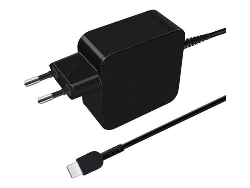 Coreparts - Strømforsyningsadapter - Indendørs, Gan - 100 Watt (Usb-C) - Sort