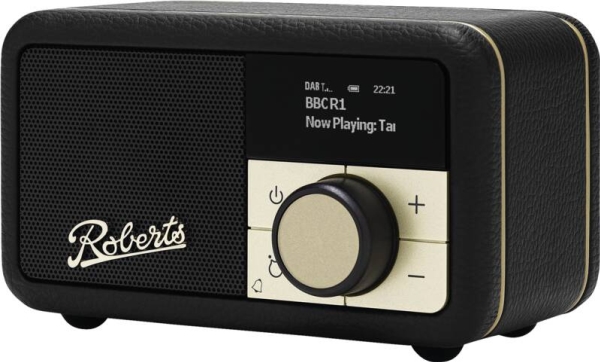 Roberts Radio Revival Petite 2, Bærbar, Digital, DAB, DAB+, FM, 3,5 mm, Sort, Batteri