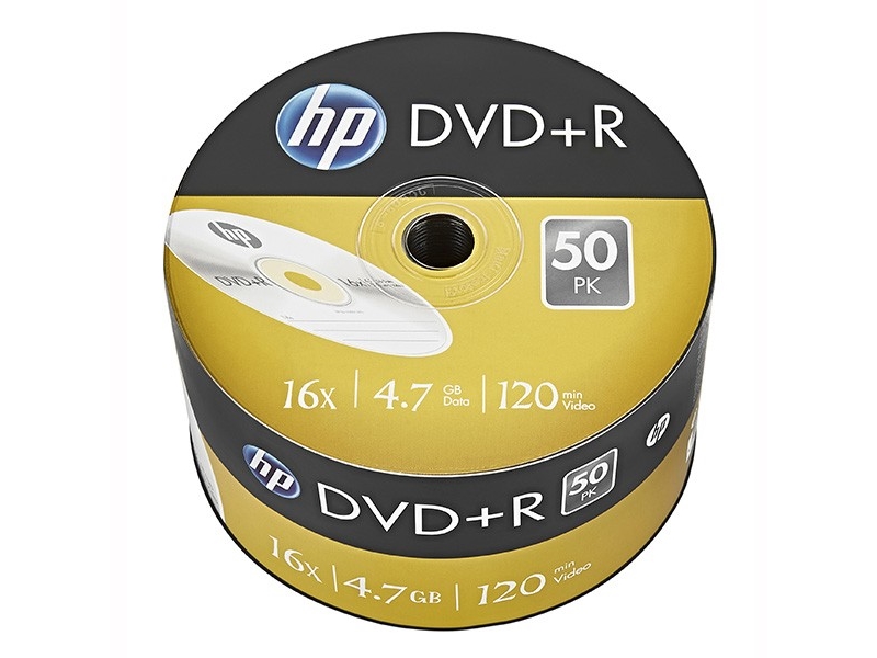 Hp Dre00070 Dvd-Rohling 4,7 Gb Dvd+R 50 Stück
