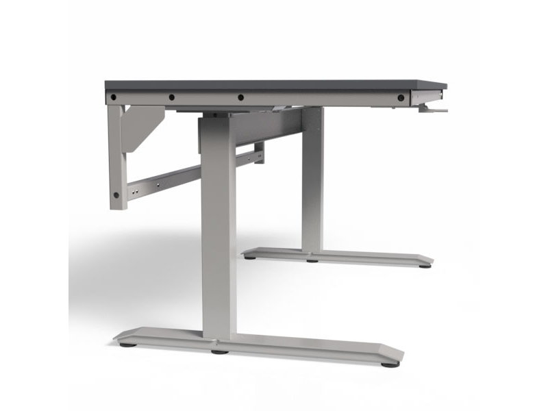 Ergonomi arbejdsbord 1500x620mm m/HPL bordplade