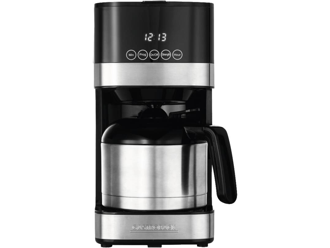 Gastroback 42701 S, Droppande kaffebryggare, 1,25 l, Malat kaffe, Rostfritt st&aring;l
