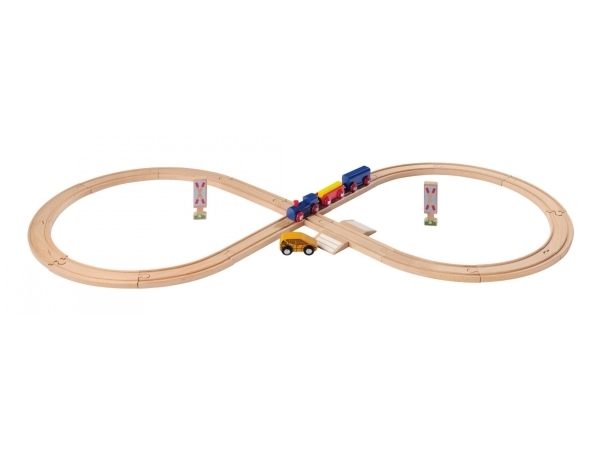 Eichhorn Figure-of 8 Railway, Tog- og skinnesæt, 3 År, Flerfarvet