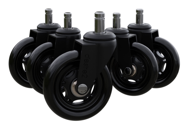 Desire2 Rubber Wheels 20mm for IKEA Chairs 5-pack