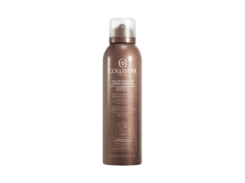 COLLISTAR MAGIC BODY DROPS GRADUAL TRANSPARENT SELF-TANNING SPRAY WITH A NATURAL EFFECT 150 ML