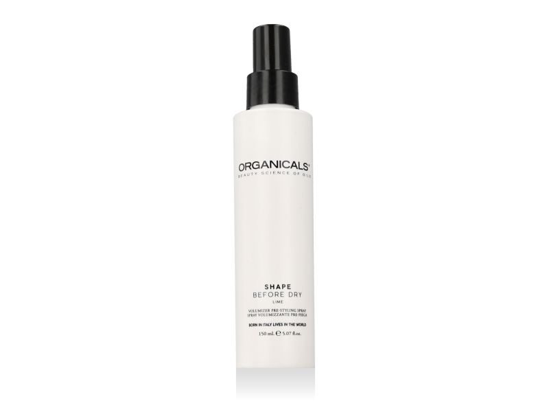 Organicals Shape Before Dry Lime Volumizer Pre-Styling Spray 150 Ml