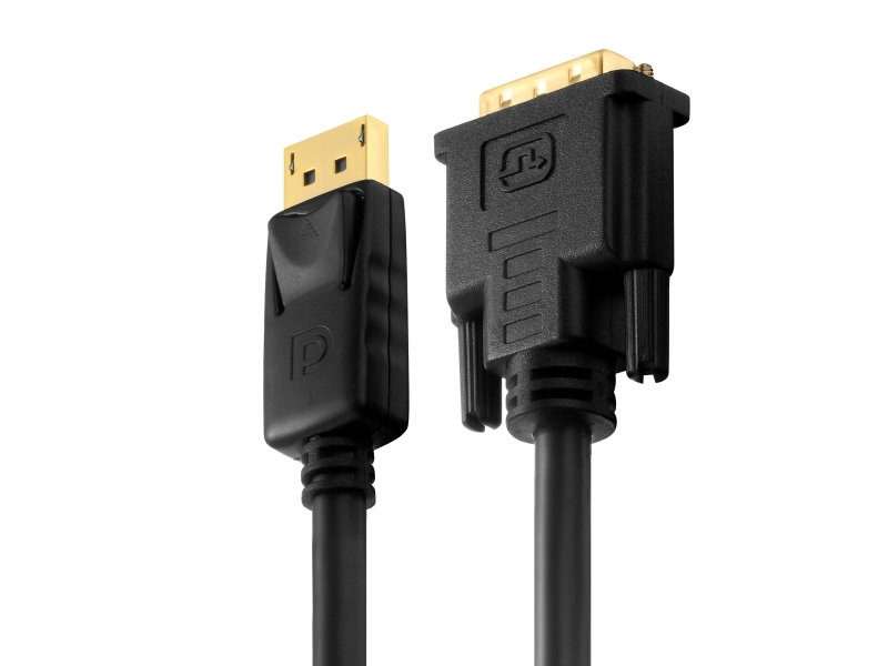 Purelink Pi5200-100, 10 M, Dvi-D, Displayport, Stecker, Stecker, Gerade