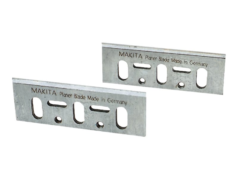 Makita - Høvleklinge - For Træ - 2 Stykker - Længde: 82 Mm - Bredde: 29 Mm - For Makita Kp001gm201, Kp001gz