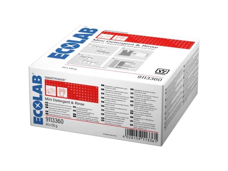 Diskmaskinstabletter SMARTPOWER Mini Diskmedel &amp Sköljmedel 135g med sköljtabs utan klor, 24 st/ckg | Vitvaror - Vitvaror tillbehör - Diskmaskin tillbehör | GameStuff