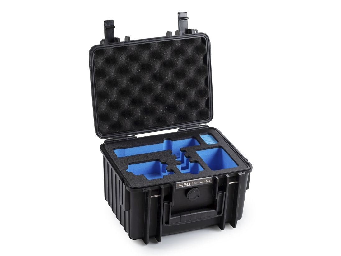 B&W Cases PP.66.GoPro13, Hård taske, Sort, Polypropylen (PP), Skum, Monokromatisk, 6,6 L