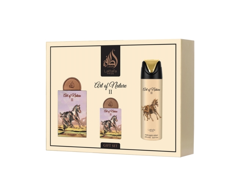 Lattafa Pride Art Of Nature II EDP 100 ml + EDP 20 ml + Bodyspray 200 ml (unisex)