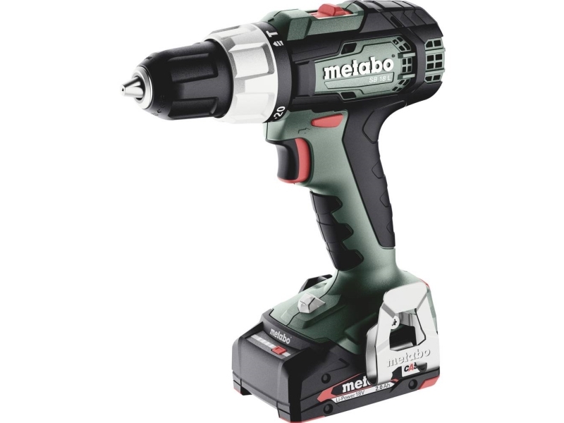 Metabo Sb 18 L 614053500 Akku-Schlagbohrmaschine 60 Nm 18 V Anzahl Der Enthaltenen Batterien 2 2 Ah Lithium Bürstenlos, Koffer, Inkl. Zusatzakku, Ink