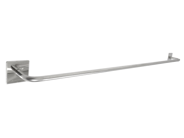 Self-Adhesive Towel Rail , 64,8 X 4,8 Cm. Shiny Chrome Selvklæbende Håndklædestang, 64,8 X 4,8 Cm. Blank Krom