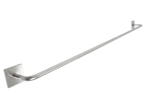 Self-Adhesive Towel Rail , 64,8 X 4,8 Cm. Brushed Chrome Selvklæbende Håndklædestang, 64,8 X 4,8 Cm. Børstet Krom.
