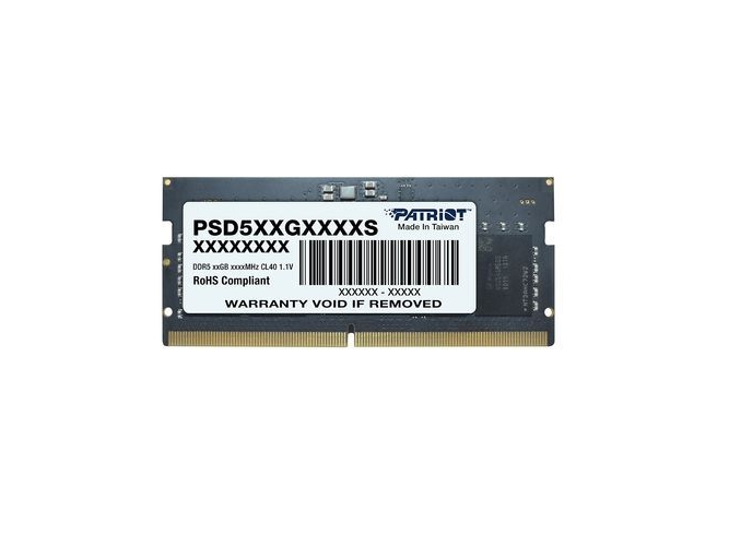 Patriot Memory Signature Line PSD512G56041S, 12 GB, 1 x 12 GB, DDR5, 288-pin DIMM | Datorkomponenter - RAM-Minnen - DDR5 | GameStuff