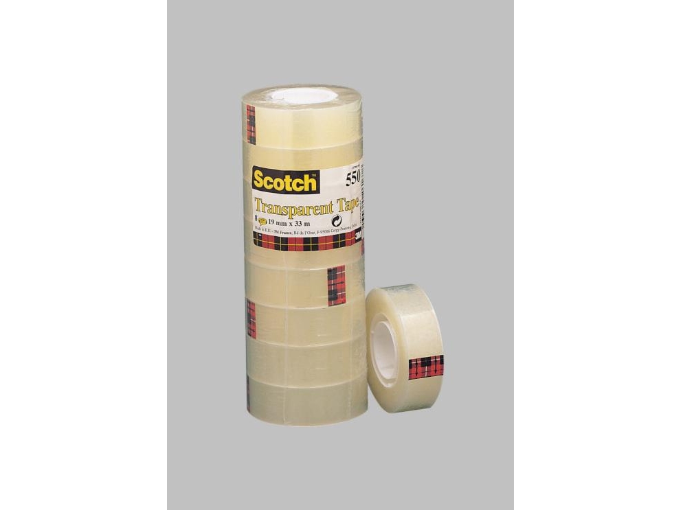 3M 5501933 - 33 m - Transparent - 19 mm - 8 stk. ( 5501933 )