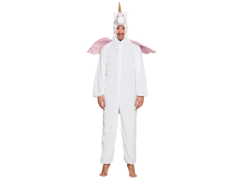 Boland 88061, Maskenkostüm, Erwachsener, Unisex, Tier, Tier, Pink, Weiß