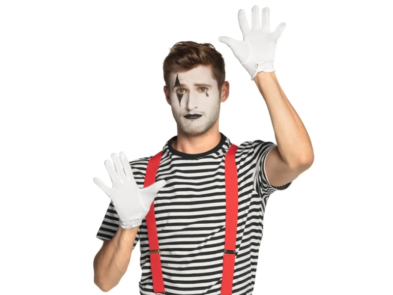 Boland 03080, Maskeradhandskar, Vuxen, Alla, Polyester, Vit, 50 g | Leksaker - Rollek - Kostym | GameStuff