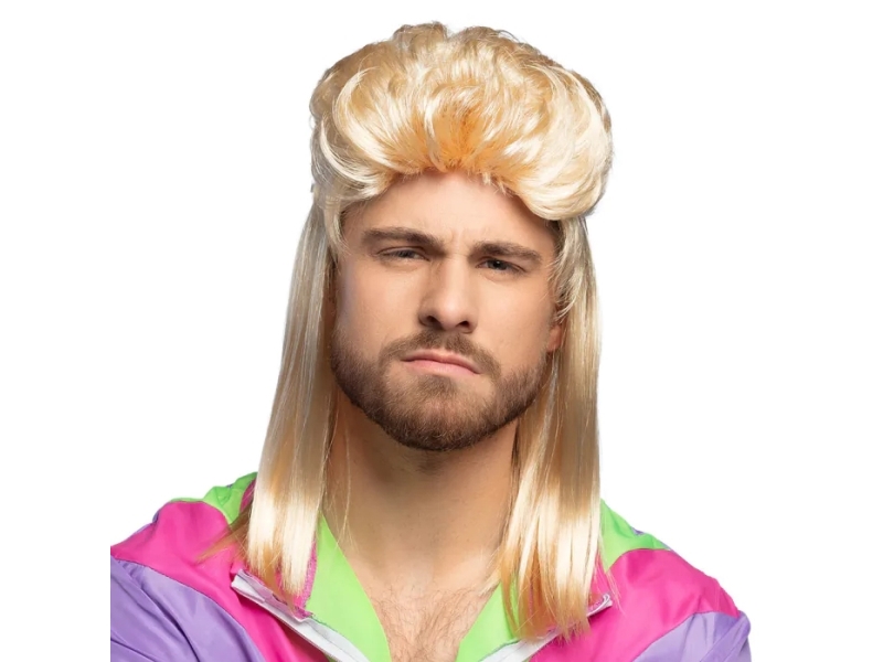 Boland 86390, Karnevalskostüm-Perücke, Erwachsener, Männlich, Polyester, Blond, 180 G