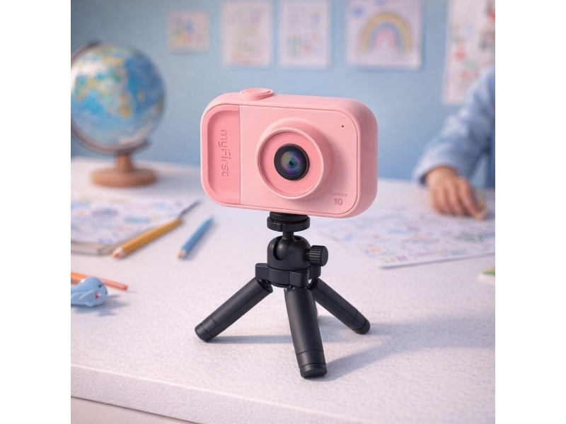 Myfirst Camera 10 - Digitalkamera Für Kinder, Mit 2" Ips-Bildschirm, 5Mp Auflösung (Rosa)