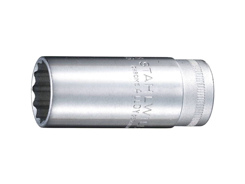 Stahlwille 46 A 19/32 02420035 Dobbelt Sekskant Topnøgleindsats 19/32 3/8 (10 Mm)